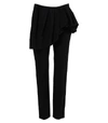 DRIES VAN NOTEN Patiar Asymmetrical Peplum Pants Black