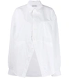 BALENCIAGA Deconstructed Over-sized Shirt