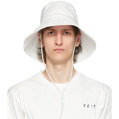 Feit White Organic Cotton Utility Hat