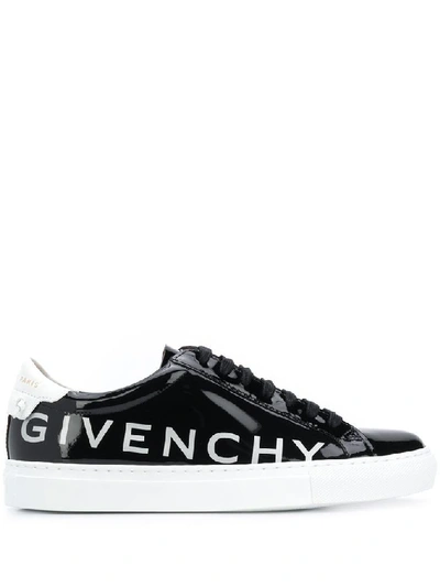 Givenchy Logo Sneakers In Black