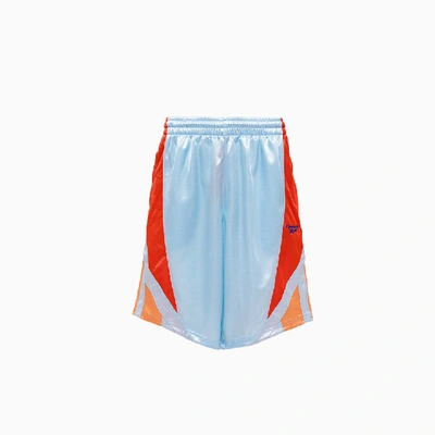 Reebok Side Stripe Basketball Shorts In Blue