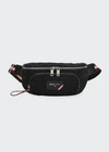 Bally Men's Trainspotting Belt Bag W/ Leather Trim In Black