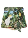 DOLCE & GABBANA DOLCE & GABBANA JUNGLE PRINT BOW SHORTS