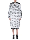 GIVENCHY GIVENCHY ZIG ZAG PRINT COAT