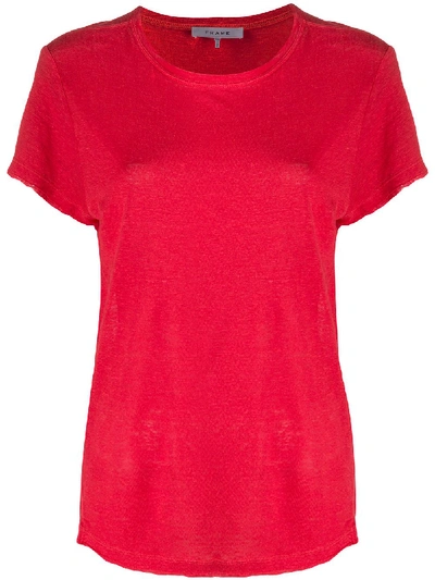 Frame Basic T-shirt In Red