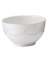 Juliska Berry & Thread Round Ceramic Cereal/ice Cream Bowl In Whitewash