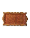 L'objet Tabriz Rectangular Platter In Rust/gold