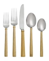 MICHAEL ARAM 5-PIECE GOLDEN WHEAT FLATWARE PLACE SETTING,PROD191000082