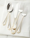 Mikasa 65-piece Gold Regent Bead Flatware Service In Silver