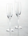 LALIQUE 100 POINTS CHAMPAGNE FLUTES, SET OF 2,PROD170730031