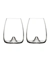 Waterford Crystal Elegance Stemless Wine Glasses, Set Of 2 In Clear