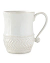Juliska Le Panier Ceramic Mug In Whitewash