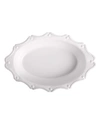 Juliska Berry & Thread 18" Oval Baker - Whitewash In Whitewash