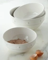 Juliska Berry & Thread Whitewash Nesting Serving Bowl, Set Of 3 In Whitewash