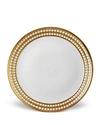 L'OBJET PERLEE GOLD DINNER PLATE,PROD183000126