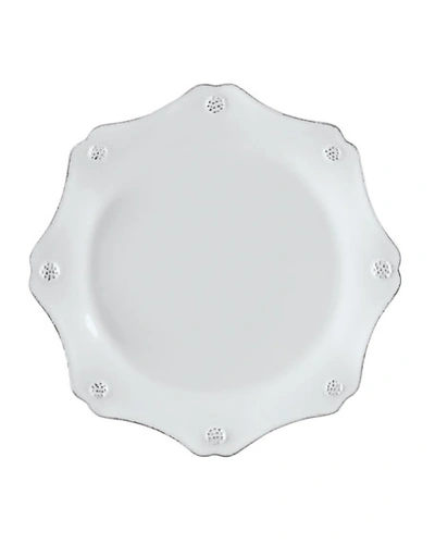 JULISKA BERRY & THREAD SCALLOP DESSERT SALAD PLATE - WHITEWASH,PROD193400178