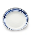 Ralph Lauren Cote D' Azure Stripe Shallow Serving Bowl In Blue/white