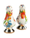 MACKENZIE-CHILDS FLOWER MARKET LARGE SALT & PEPPER SET,PROD185390649