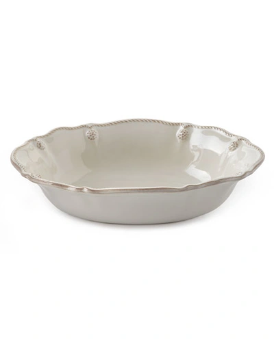 Juliska Berry & Thread Whitewash 10" Oval Serving Bowl In Whitewash