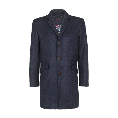 Robert Graham Oslo Coat In Navy