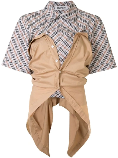 Ground Zero Hemd Mit Karomuster In Brown