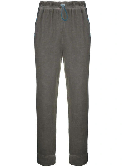 Artica Arbox Drawstring-waist Track Trousers In Grey