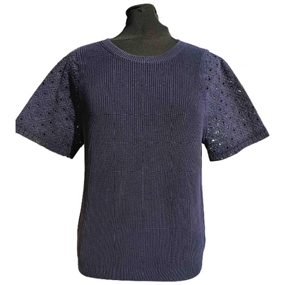 Pre-owned Jcrew Jumper In Blue