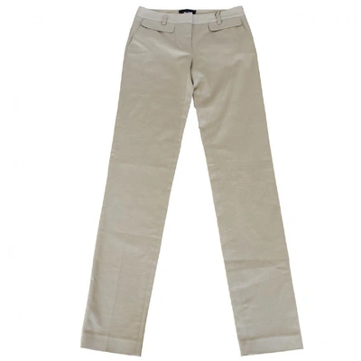 Pre-owned Dolce & Gabbana Trousers In Beige