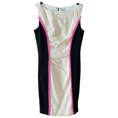 Pre-owned Milly Wool Mid-length Dress In Multicolour