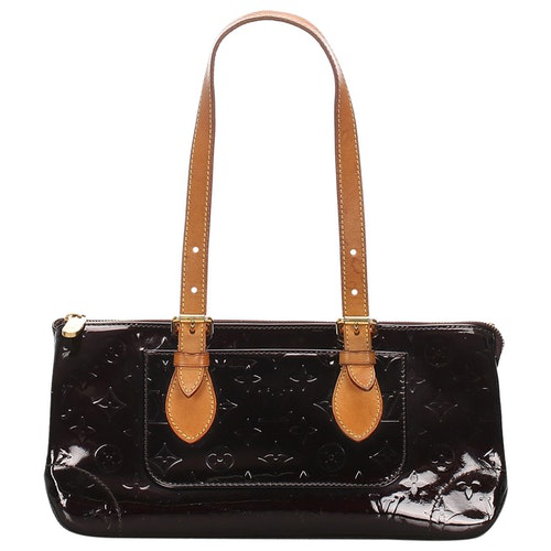 Pre-Owned Louis Vuitton Rosewood Purple Patent Leather Handbag | ModeSens