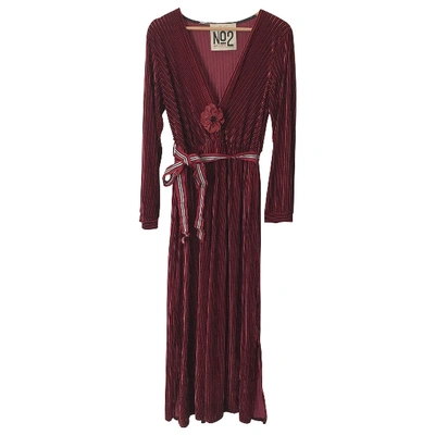 Pre-owned Aniye By Velvet Mid-length Dress In Red