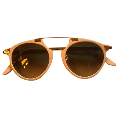 Pre-owned Bob Sdrunk White Sunglasses