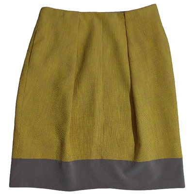 Pre-owned Carven Mid-length Skirt In Yellow