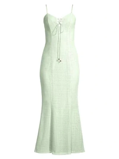 Significant Other Oriana Knit Midi Dress In Mint