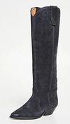 ISABEL MARANT DENVEE BOOTS FADED BLACK,ISMDB30383