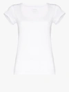 Frame Easy Scoop Neck Organic Linen T-shirt In White