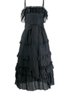 TEMPERLEY LONDON DONNA STRAPPY DRESS