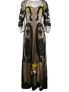 TEMPERLEY LONDON FLORETTE MAXI DRESS