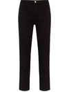 Frame Denim Le High Straight Leg Jeans In Black