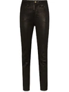 FRAME MID-RISE SLIM-FIT TROUSERS