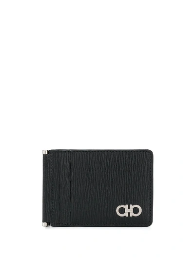 Ferragamo Gancini Wallet In Black
