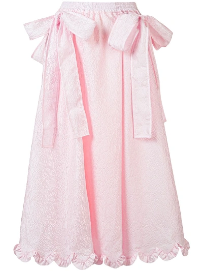 Cecilie Bahnsen Kassandra Skirt In Pink