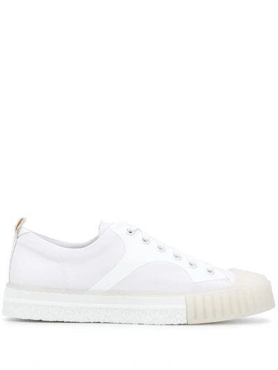 Adieu Lace-up Low-top Trainers In White