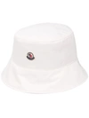 MONCLER LOGO PATCH BUCKET HAT