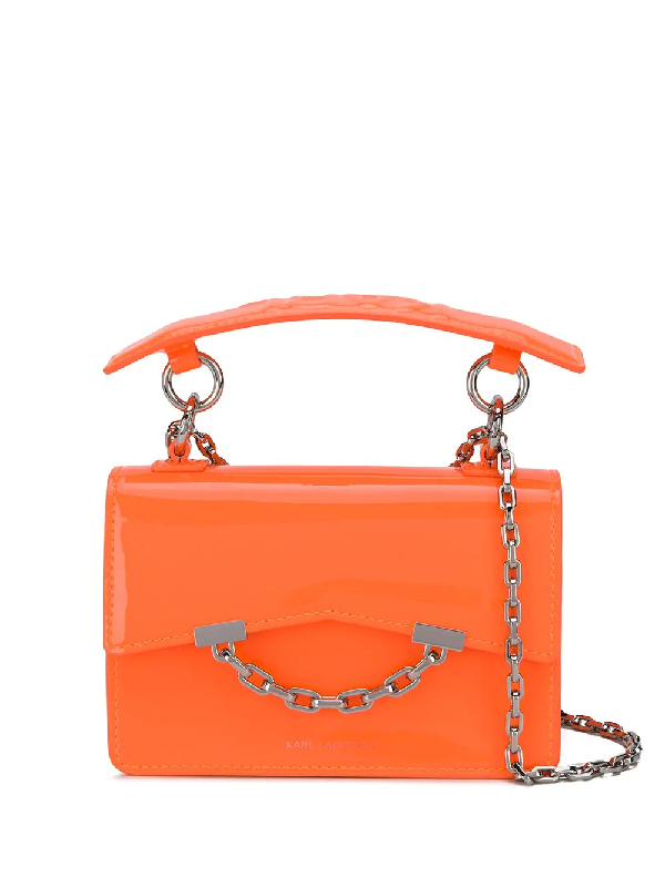 karl lagerfeld orange bag