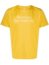 SATURDAYS SURF NYC LOGO PRINT T-SHIRT