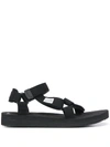 SUICOKE OPEN TOE STRAPPY SANDALS