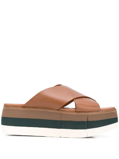 Paloma Barceló Dorothea Platforms Sandals In Brown