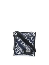 Versace Jeans Couture Logo-print Shoulder Bag In Blue