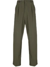 VALENTINO PLEAT DETAIL TAILORED TROUSERS